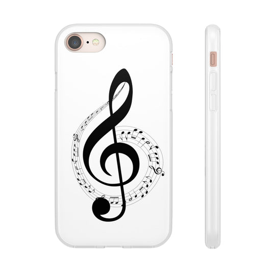 Phone Case — Musical Treble Clef Design