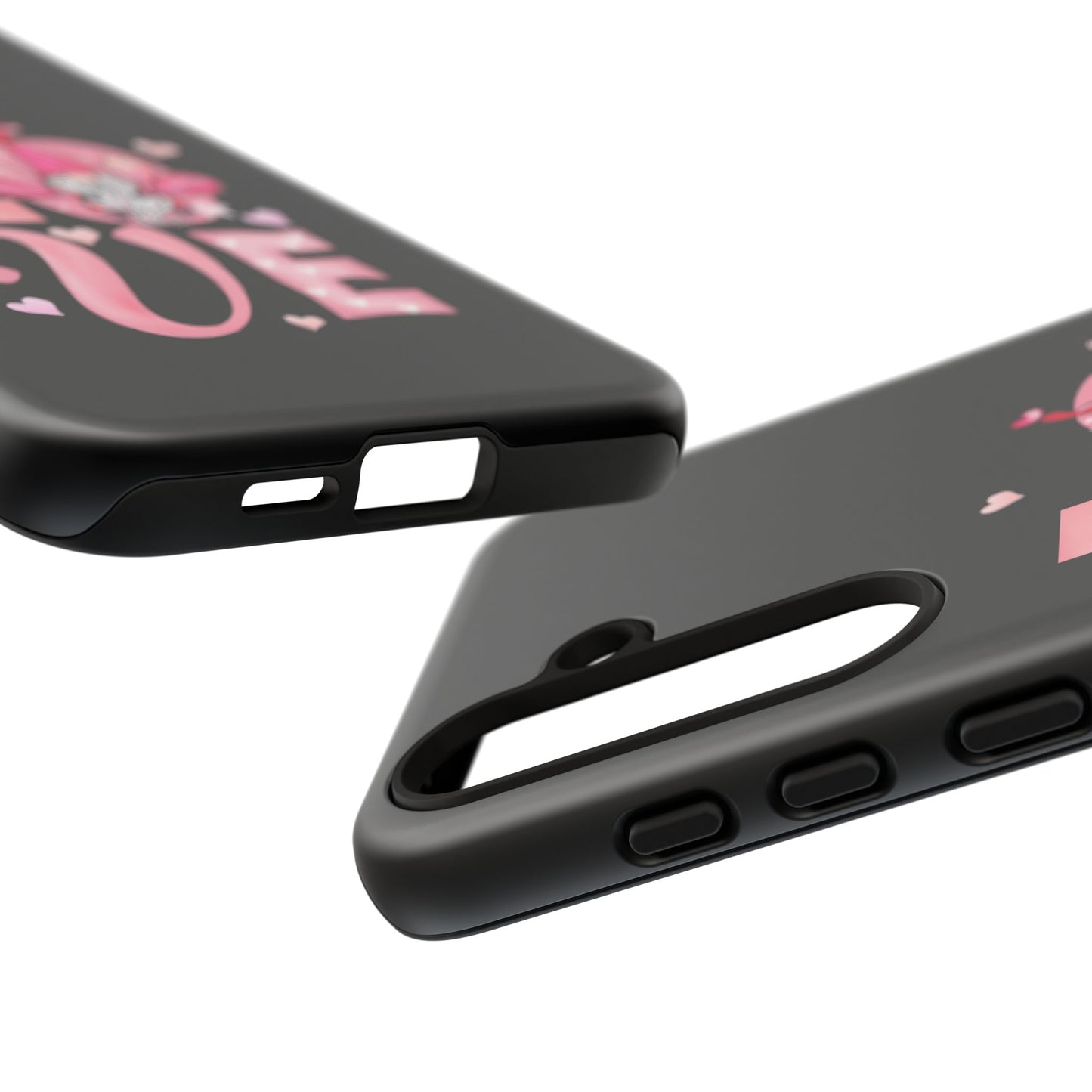 Love Gnome Phone Case — Cute Pink Heart Valentines Protective Case