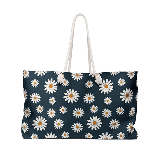 Daisy Pattern Weekender Bag