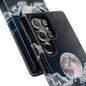 Moonlit Reflection Phone Case — Night Sky Moon & Clouds Tough Case