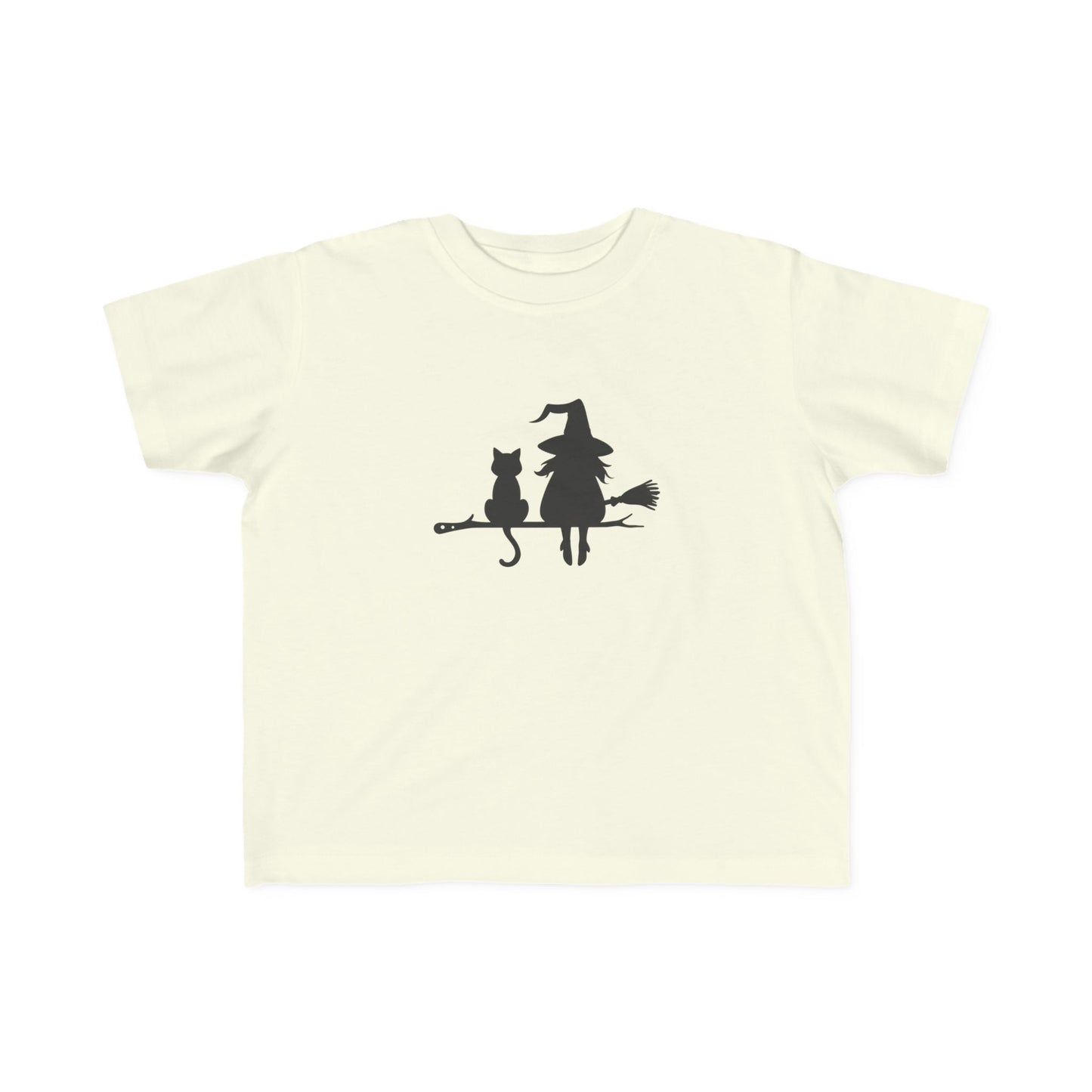 Toddler Witch and Cat Tee | Halloween T-Shirt, Kids Graphic Tee, Witch Shirt, Toddler Costume, Fall Apparel