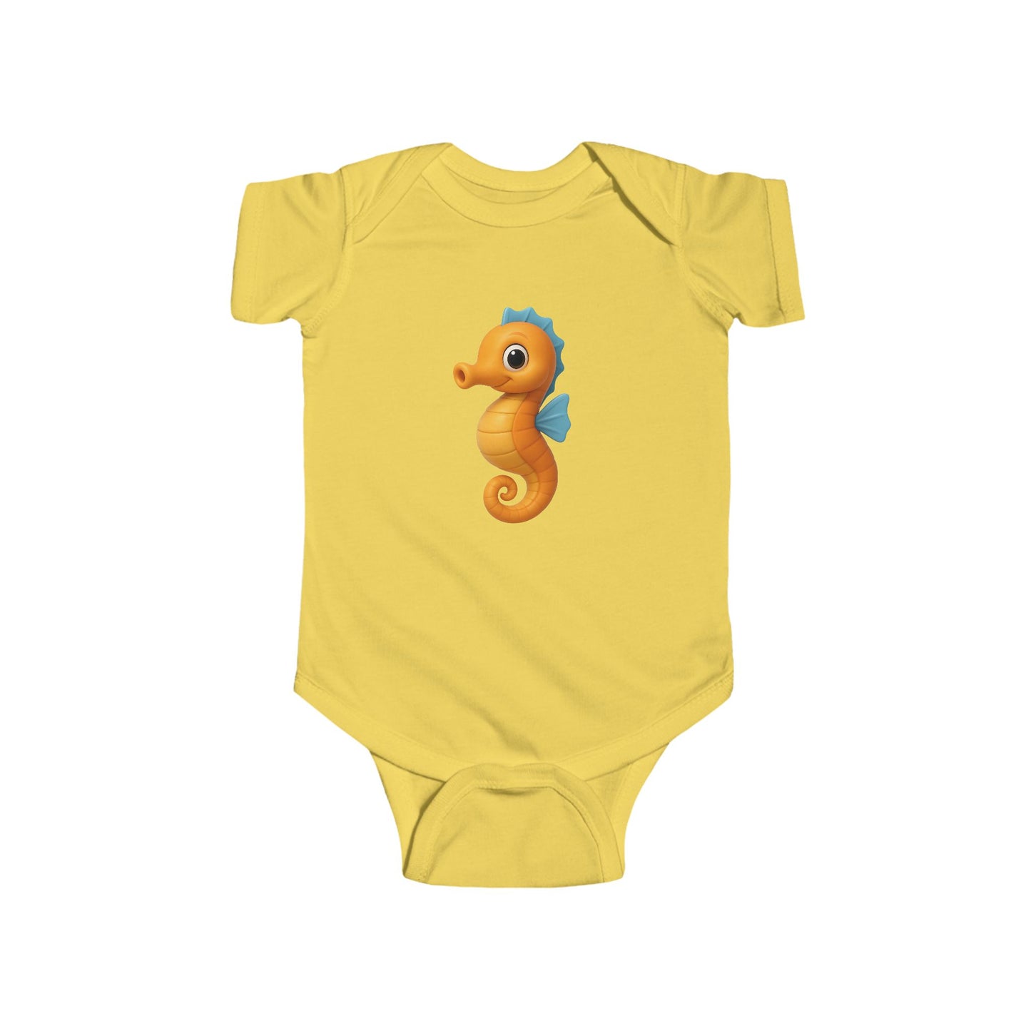 Adorable Seahorse Infant Bodysuit, Baby Shower Gift, Cute Baby Clothes, Nautical Theme Outfit, 1st Birthday Celebration