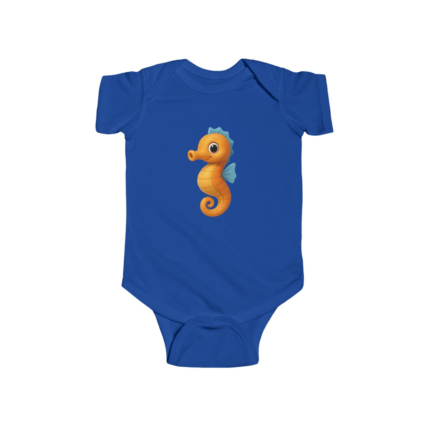 Adorable Seahorse Infant Bodysuit, Baby Shower Gift, Cute Baby Clothes, Nautical Theme Outfit, 1st Birthday Celebration