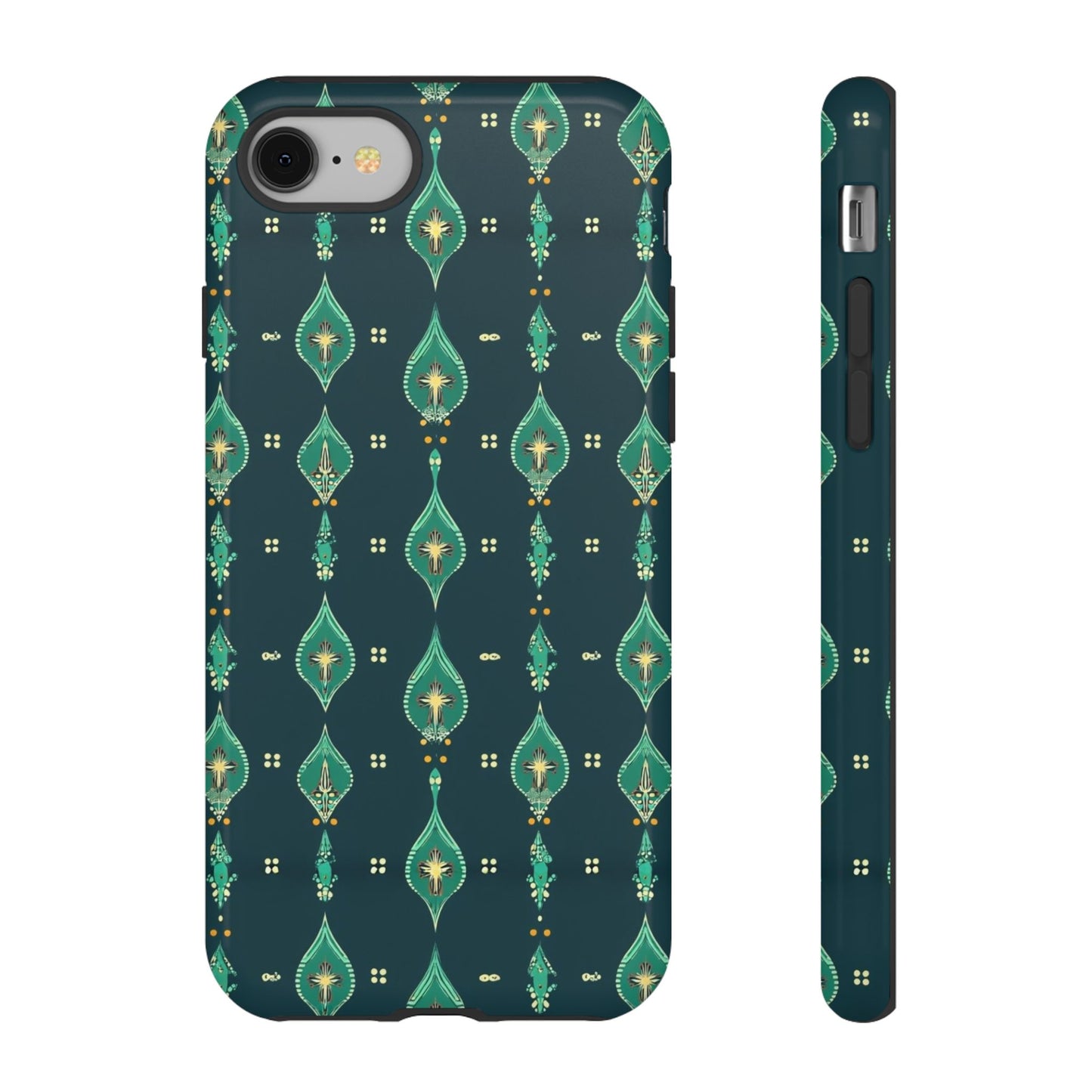 Emerald Boho Teardrop Phone Case