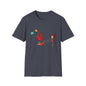 Whimsical Unisex Softstyle T-Shirt, Fun Graphic Tee