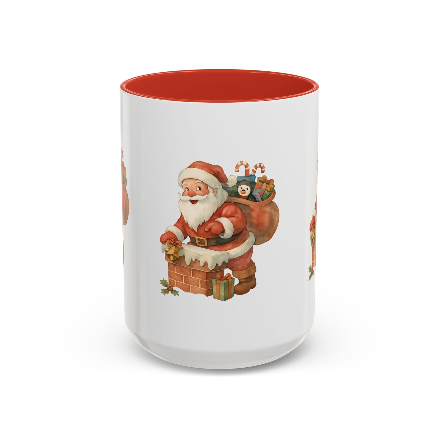 Festive Santa Coffee Mug, Holiday Gift, Christmas Decorations, Cozy Kitchen, Unique Mug, Santa-Themed Drinkware