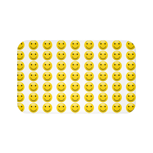 Cheerful Smile Bath Mat - Cute Bathroom Decor