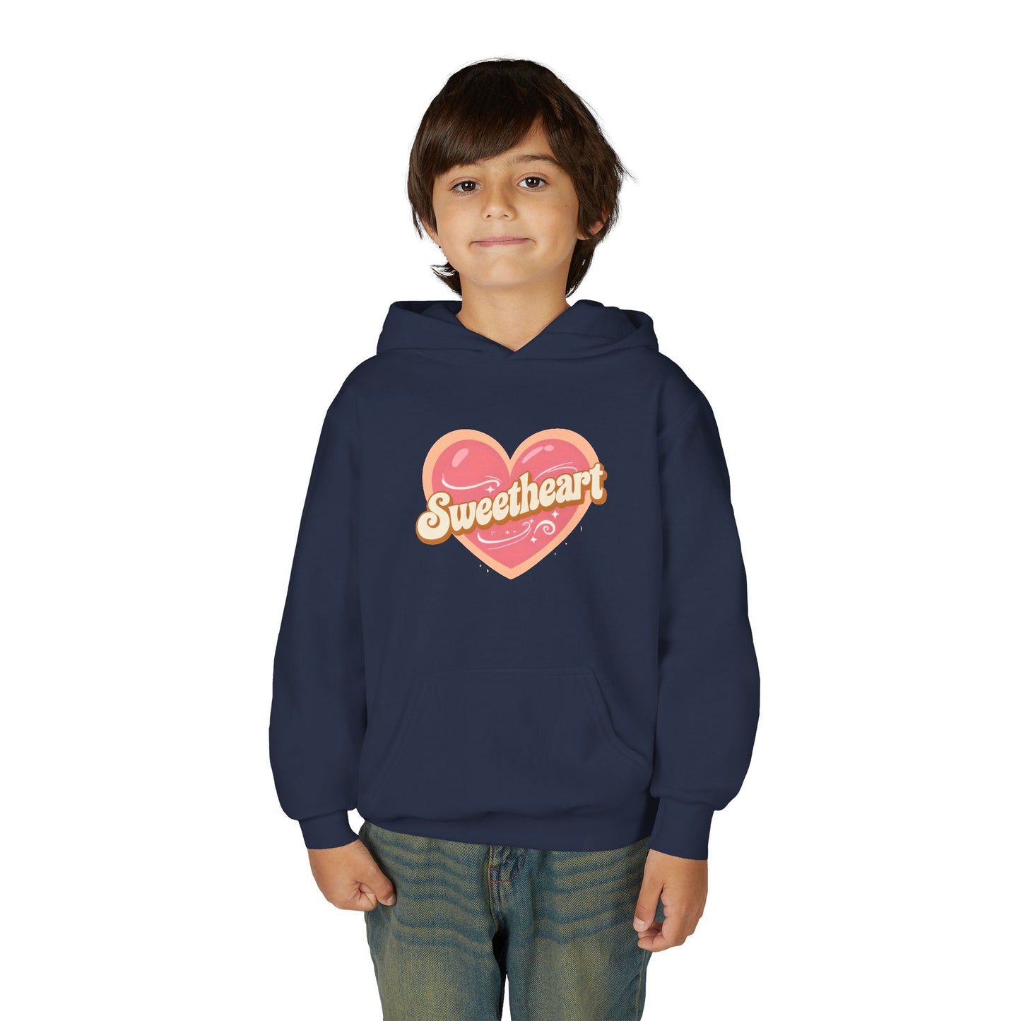Sweetheart Heart Graphic Hoodie | Youth sweatshirt
