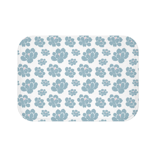 Chic Floral Bath Mat | Soft Bathroom Rug | Cozy Home Decor | Flower Print | Spa Vibes | Perfect for Gift Giving