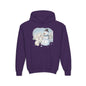 Kids Snowman Hoodie – Cute Polar Bear & Snowman Winter Sweatshirt