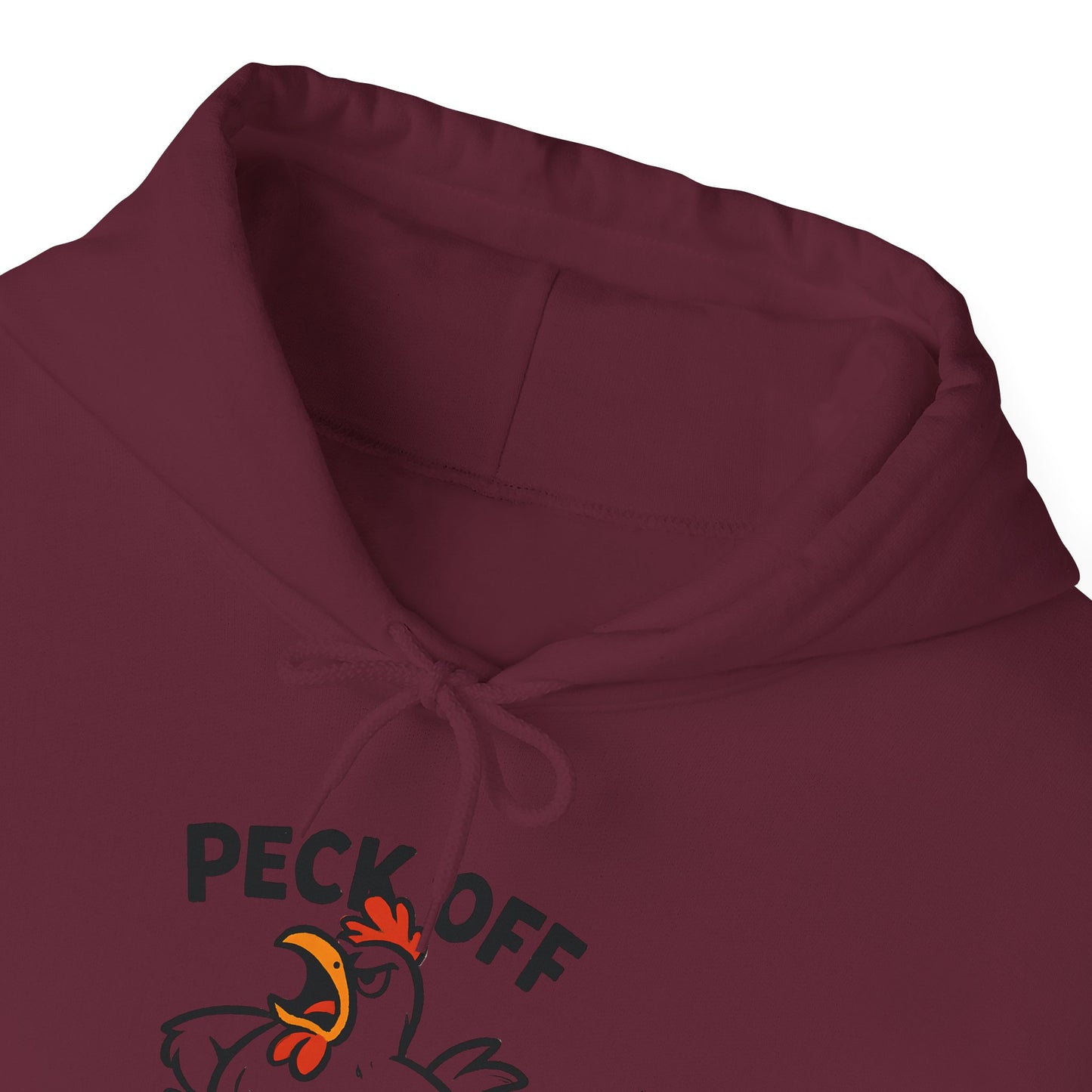 Peck Off Chicken Hoodie – Funny Graphic Poultry Sweatshirt