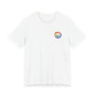 Peace Sign Tie-Dye Tee — Rainbow Hippie Peace Symbol T-Shirt