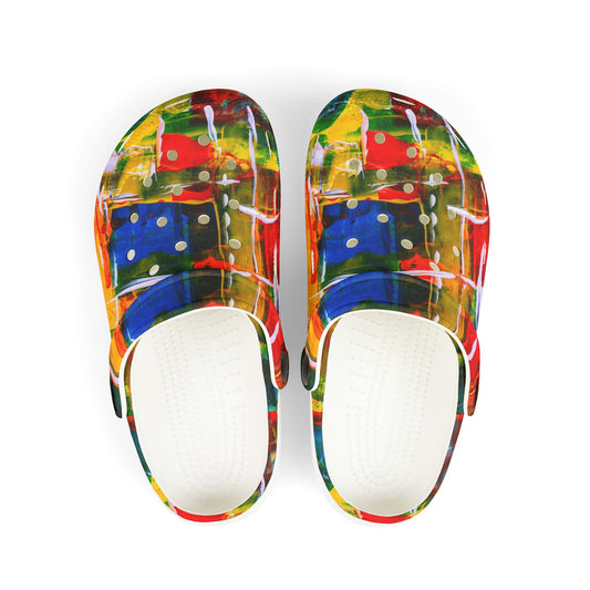 Colorful Kid's EVA Foam Clogs, Comfy Summer Footwear, Fun Accessories for Kids, Great for Playdates, Holidays & Vacations