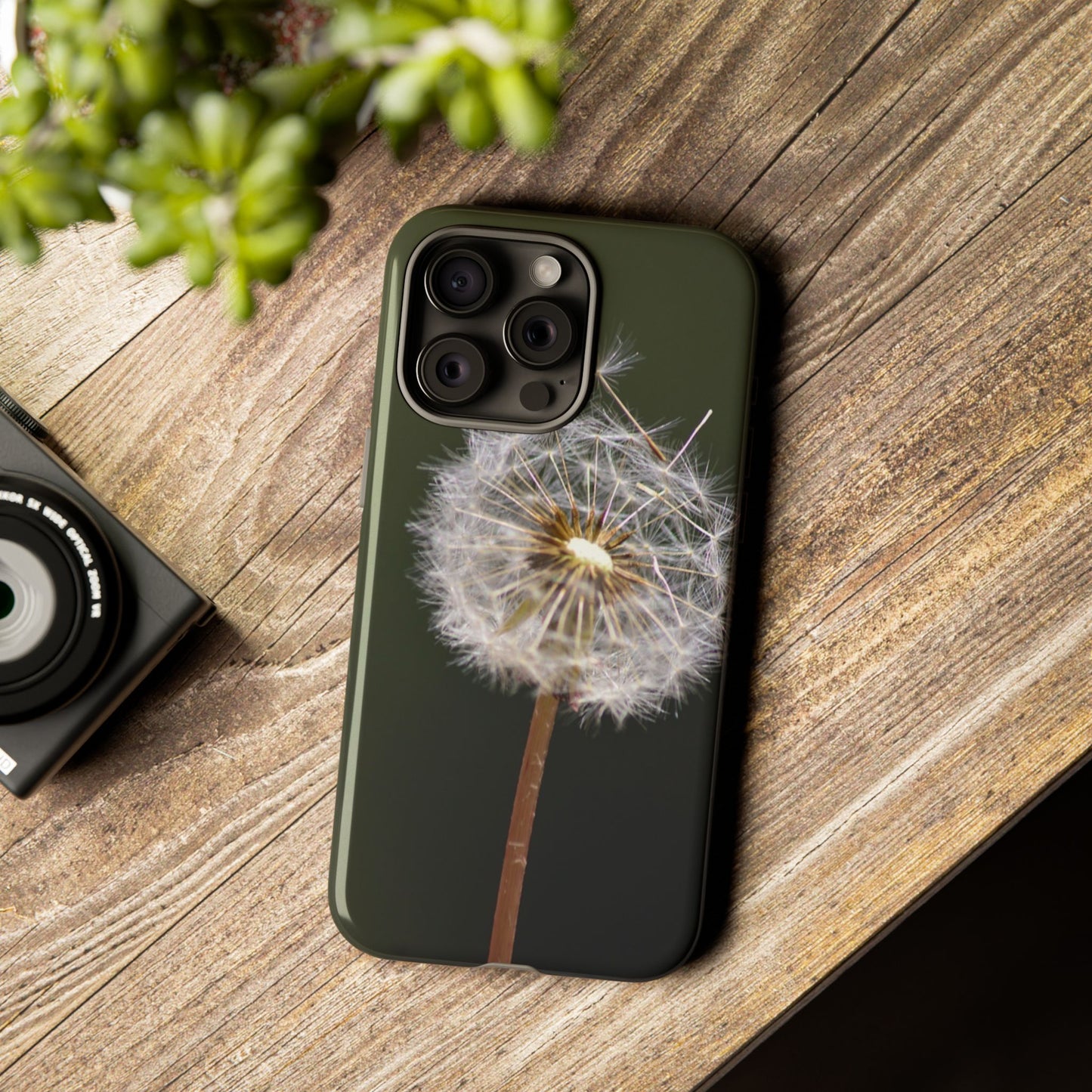 Dandelion Photo Tough Case — Protective Floral Phone Cover