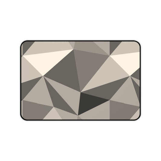 Geometric Desk Mat - Modern Workspace Decor, Office Desk Accessories, Stylish Mouse Pad, Home Office Gift, Minimalist Desk Decor