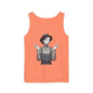 Bohemian Chic Tank Top with Artistic Print, Casual Summer Wear