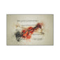 Violin Watercolor Music Heavy-Duty Floor Mat — Musical Notes Entry Rug