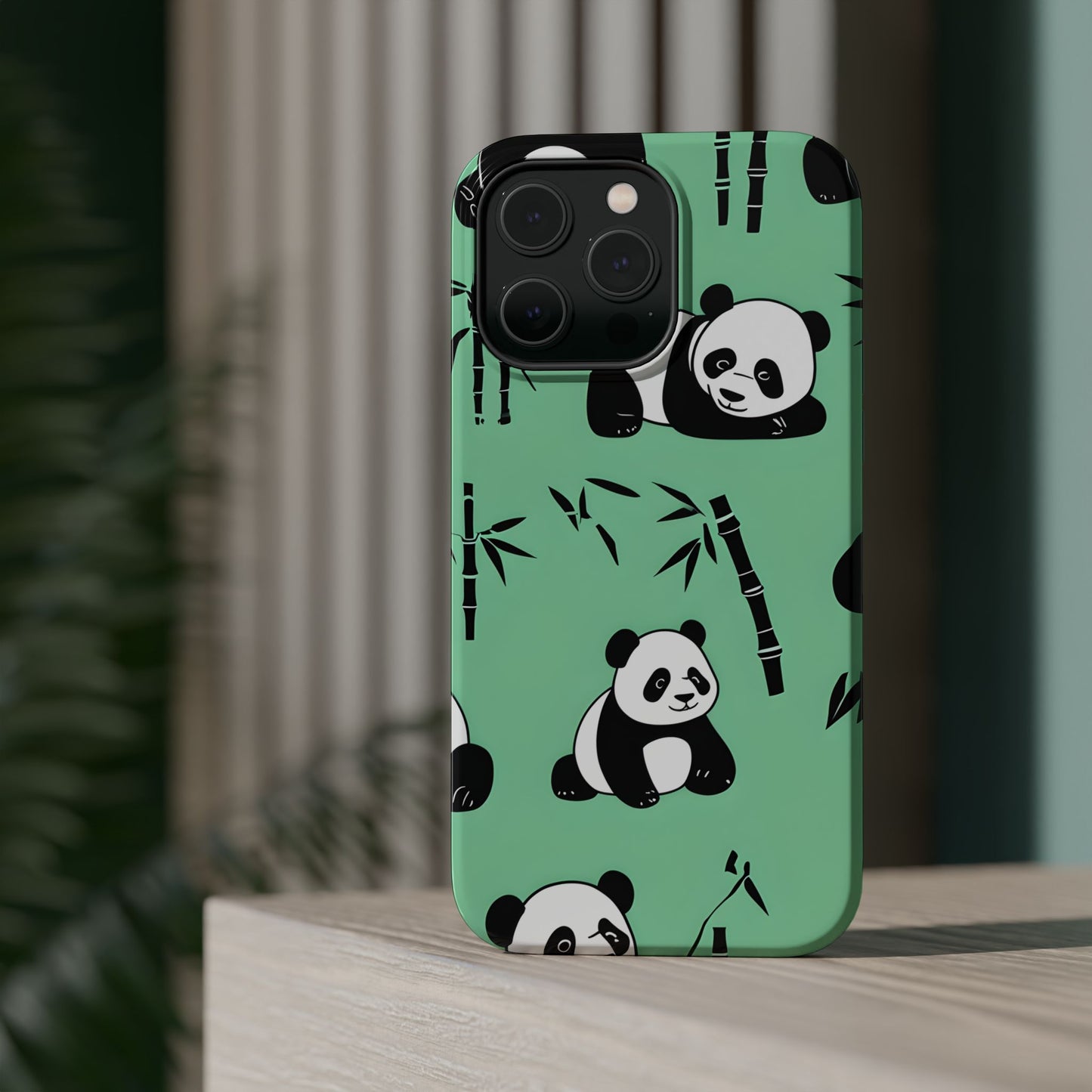 Panda Bamboo Magnetic Impact-Resistant Phone Case