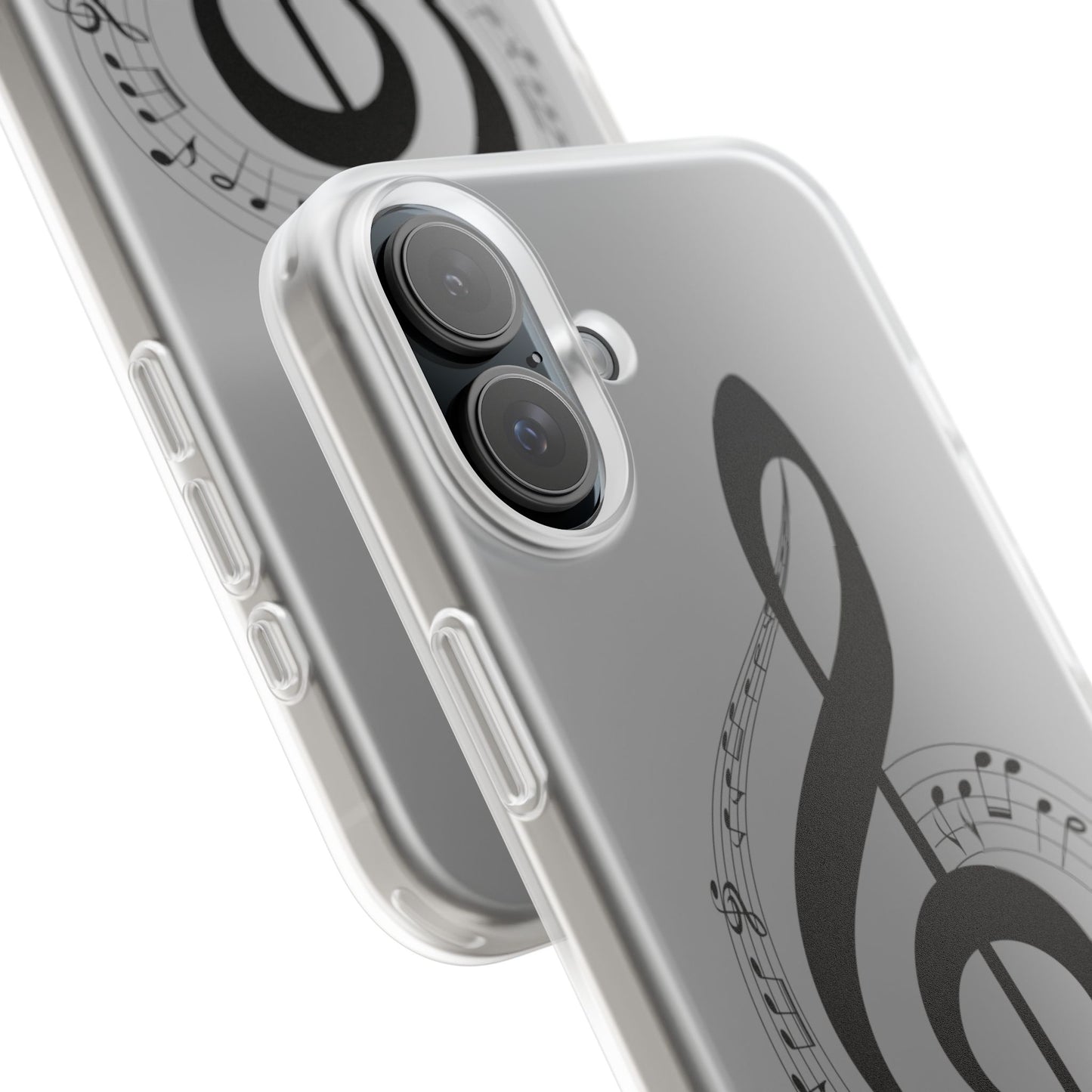 Phone Case — Musical Treble Clef Design