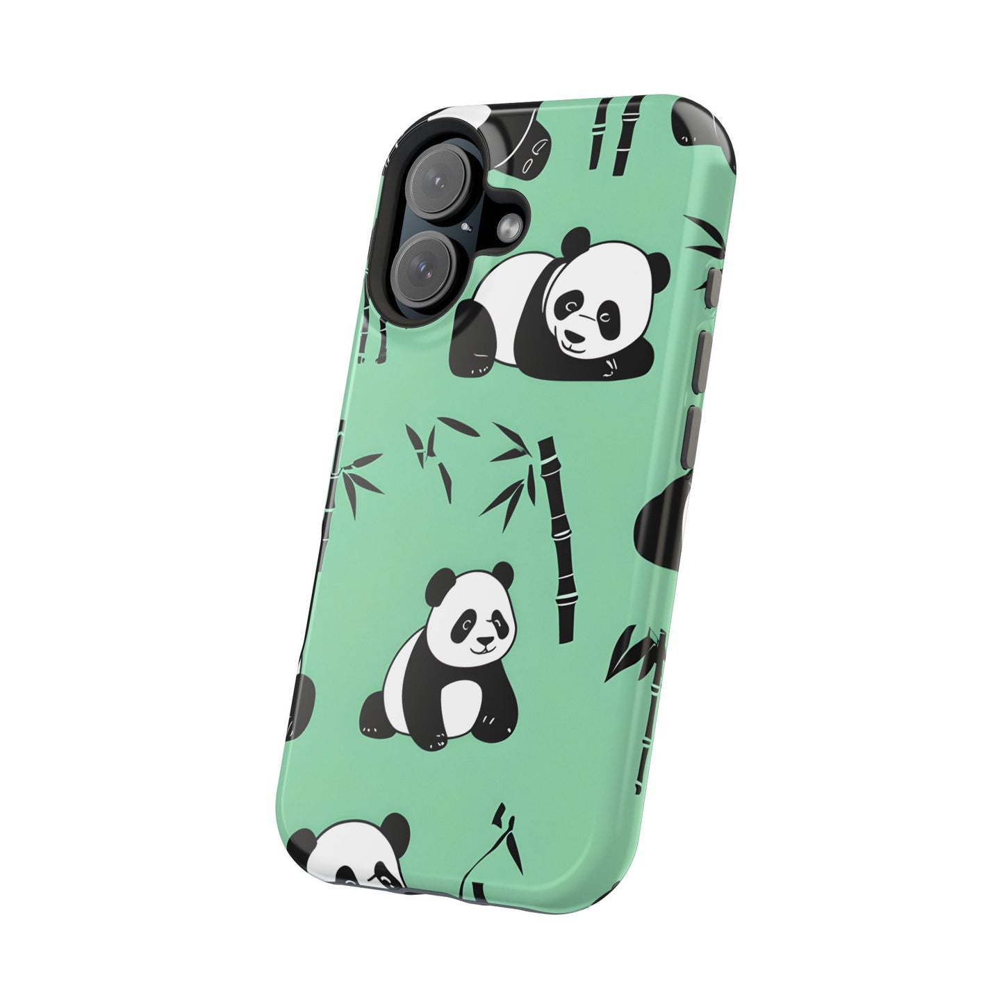 Panda Bamboo Magnetic Impact-Resistant Phone Case