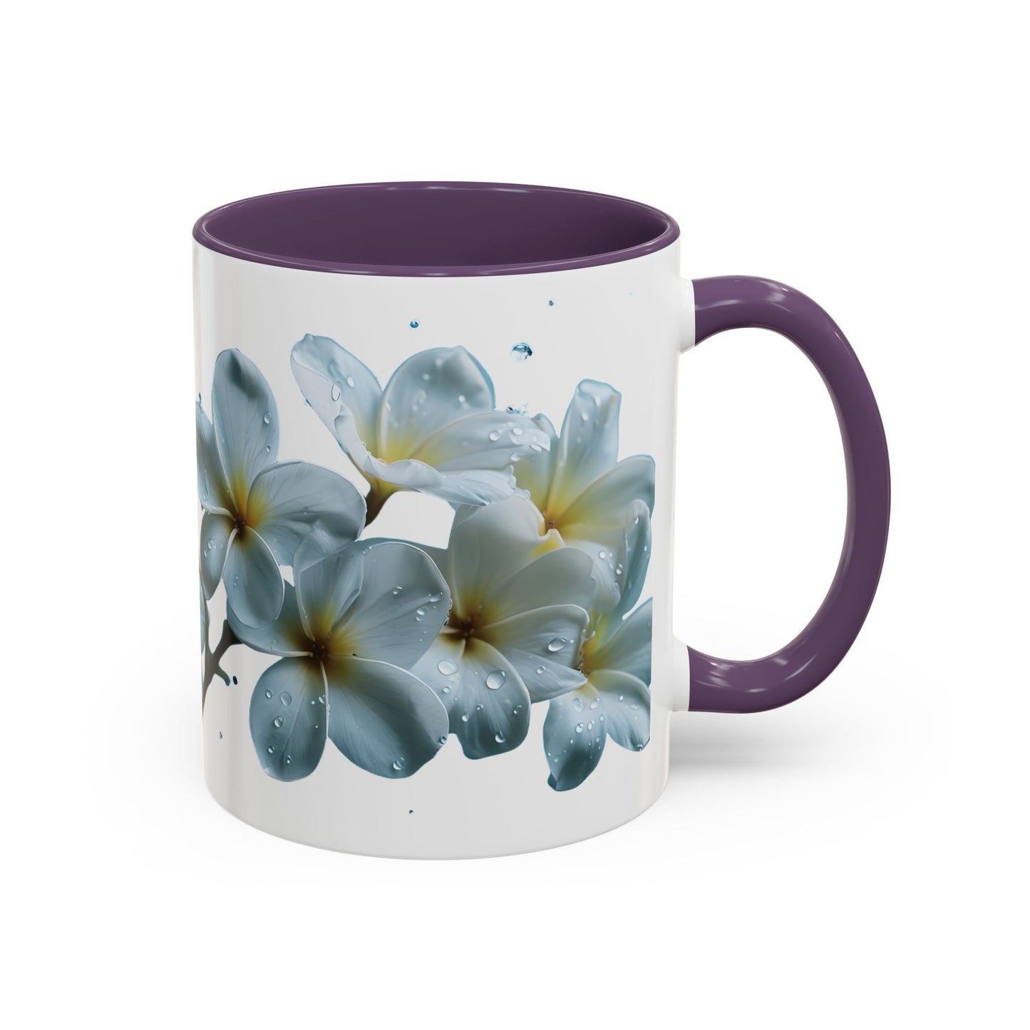 Floral Accent Coffee Mug
