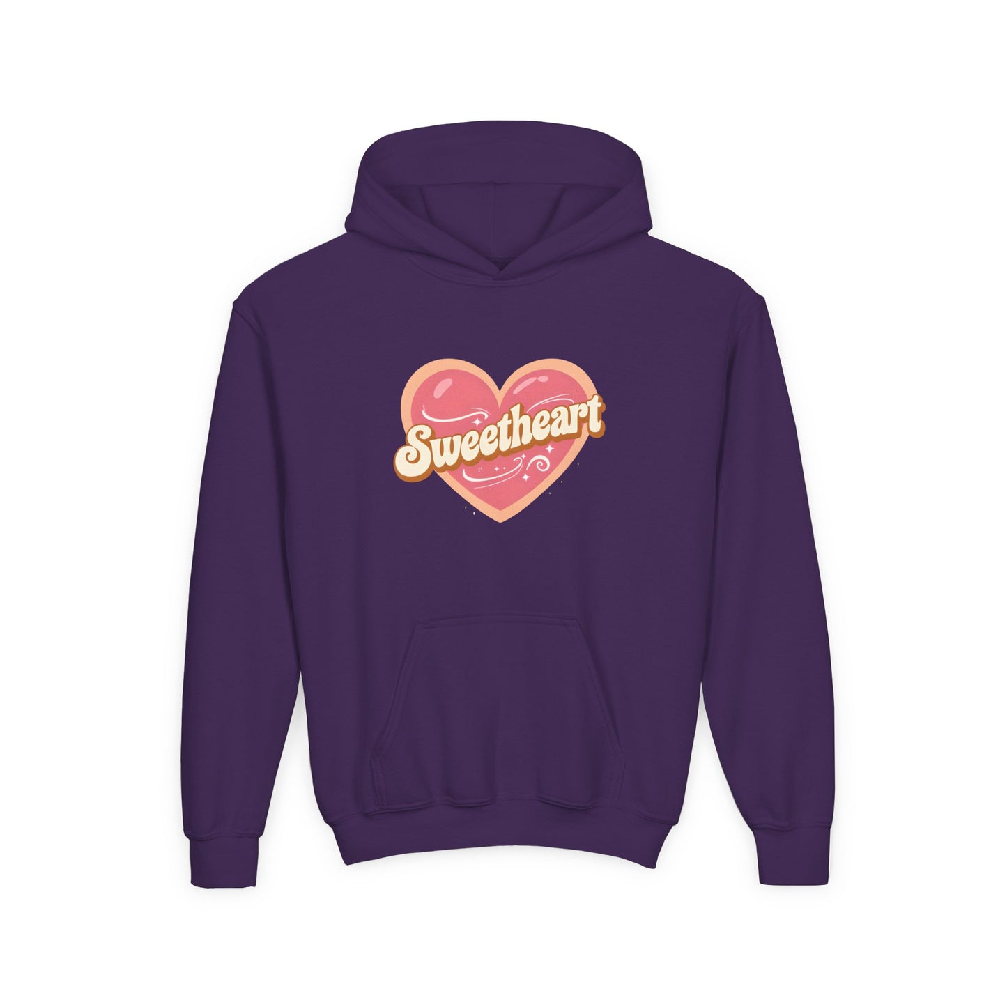 Sweetheart Heart Graphic Hoodie | Youth sweatshirt