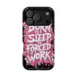 Phone Case — "Born to Sleep, Forced to Work" Impact-Resistant Magnetic Case