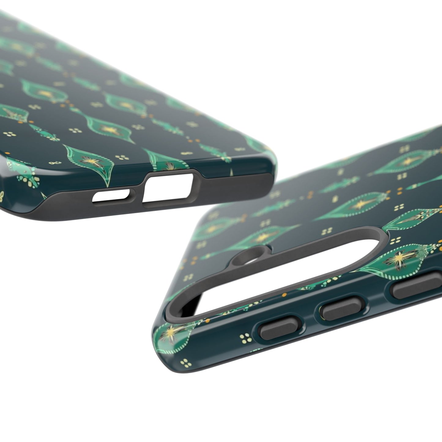 Emerald Boho Teardrop Phone Case