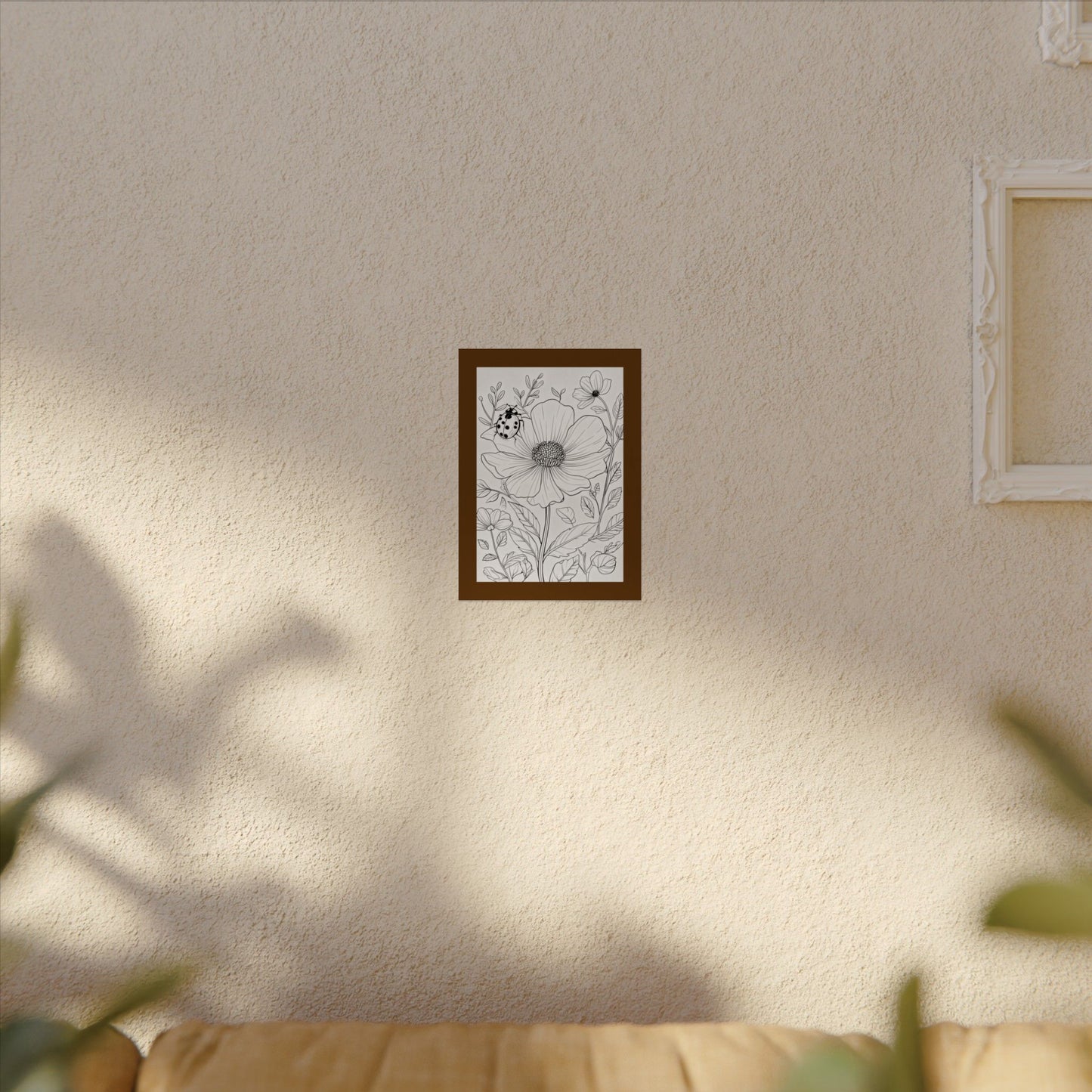 COLOR IT YOURSELF  Line Art Poster — Textured Matte Print