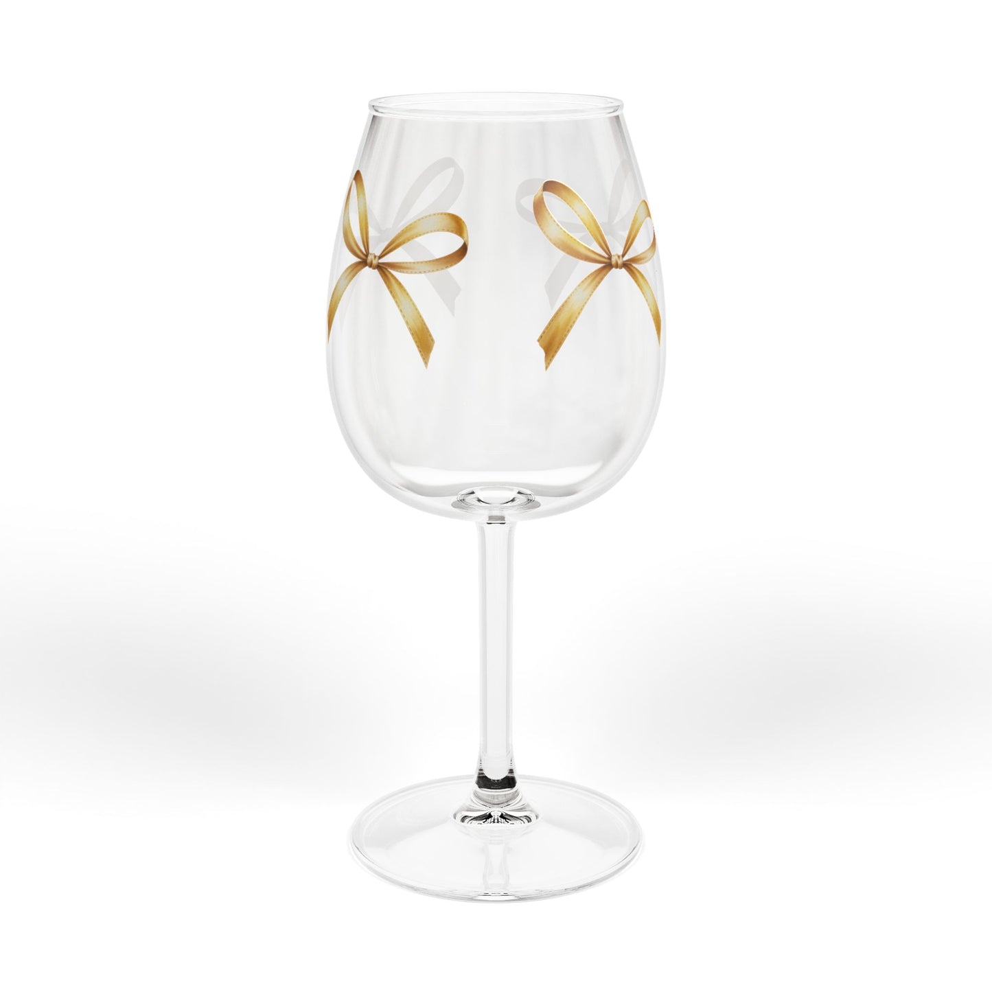 12oz Christmas Wine Glass — Snowman & Snow Globe Holiday Glassware