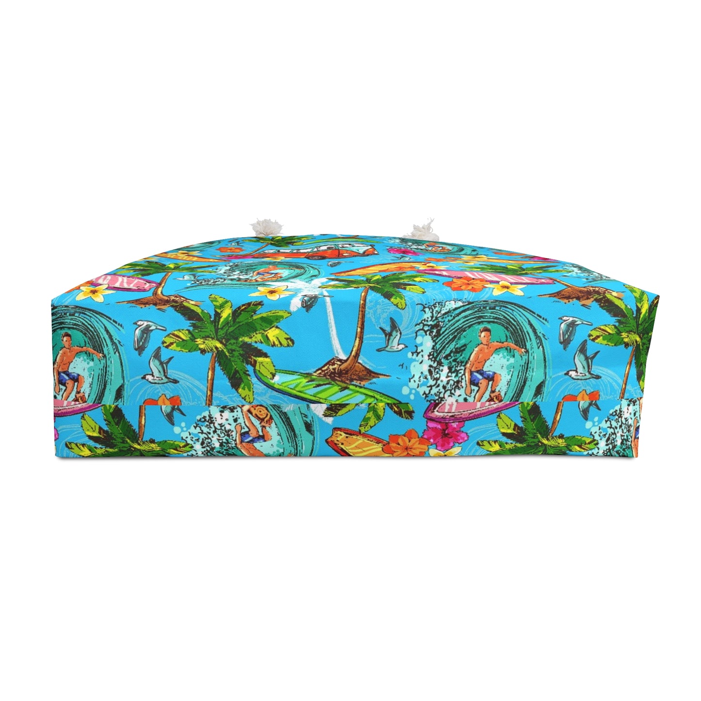 Tropical Surf Weekender Bag – Vintage Van, Surfboards & Palm Beach Tote