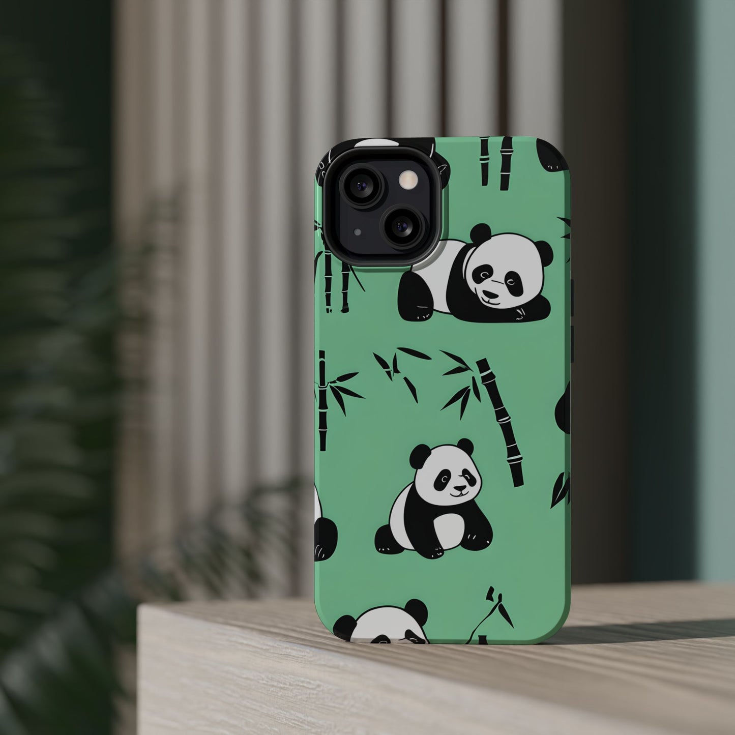 Panda Bamboo Magnetic Impact-Resistant Phone Case