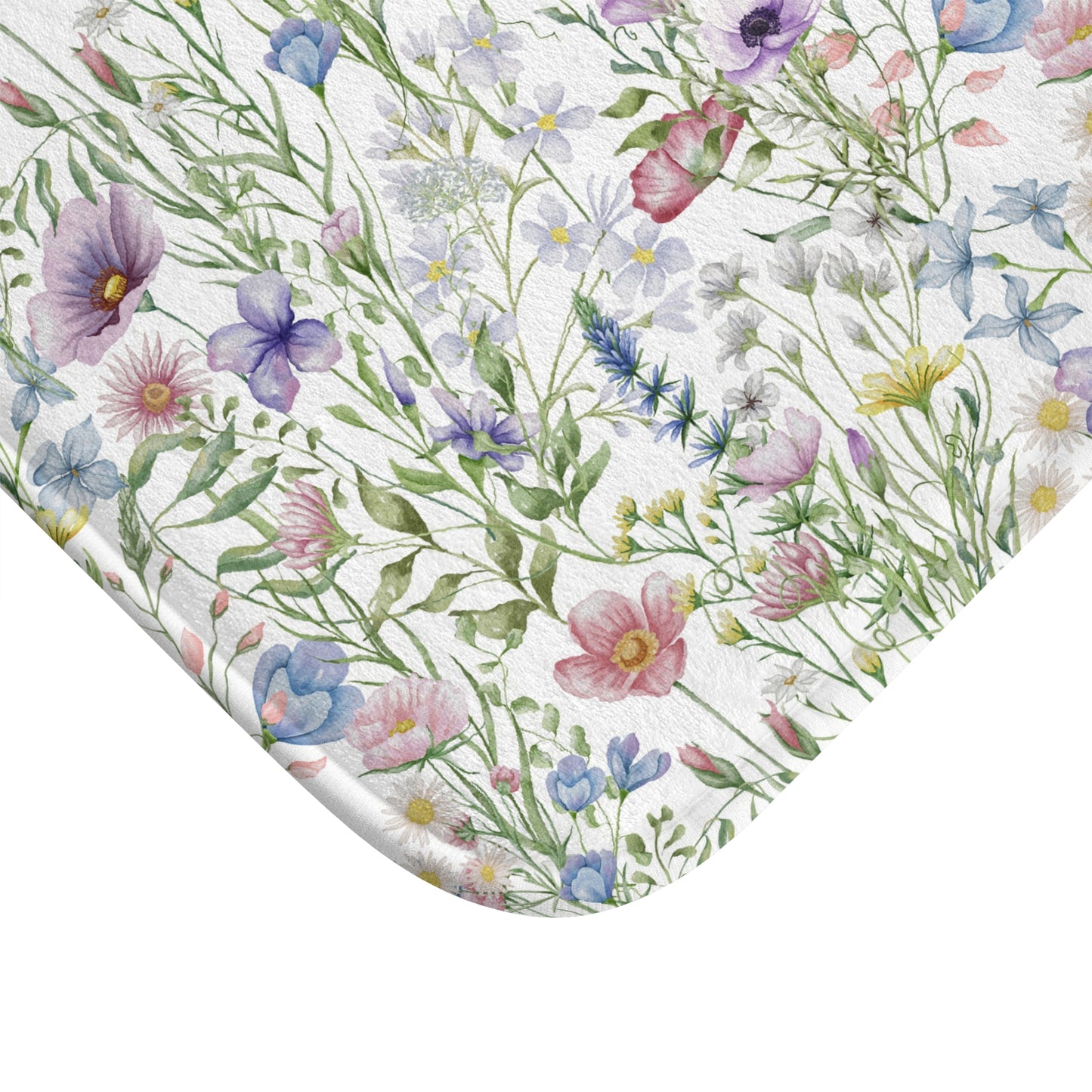 Bath Mat Wildflowers