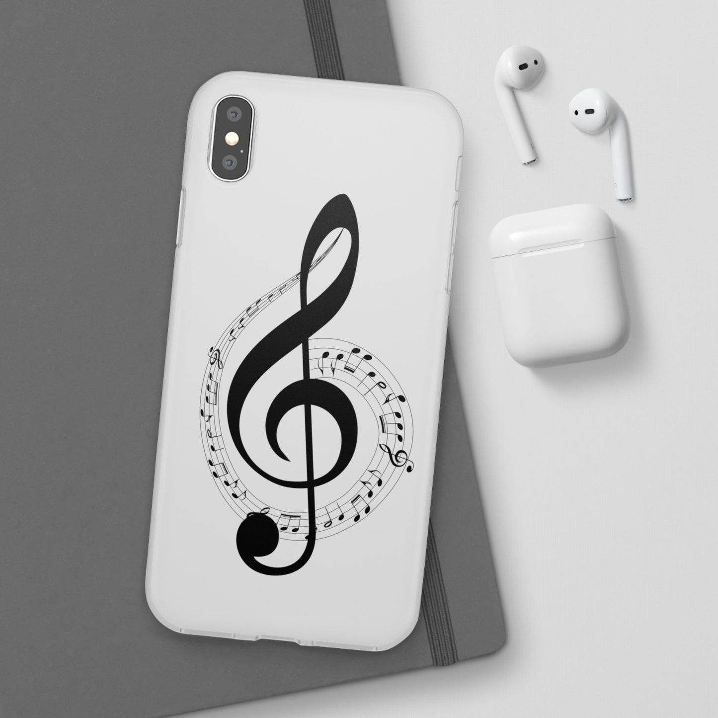 Phone Case — Musical Treble Clef Design