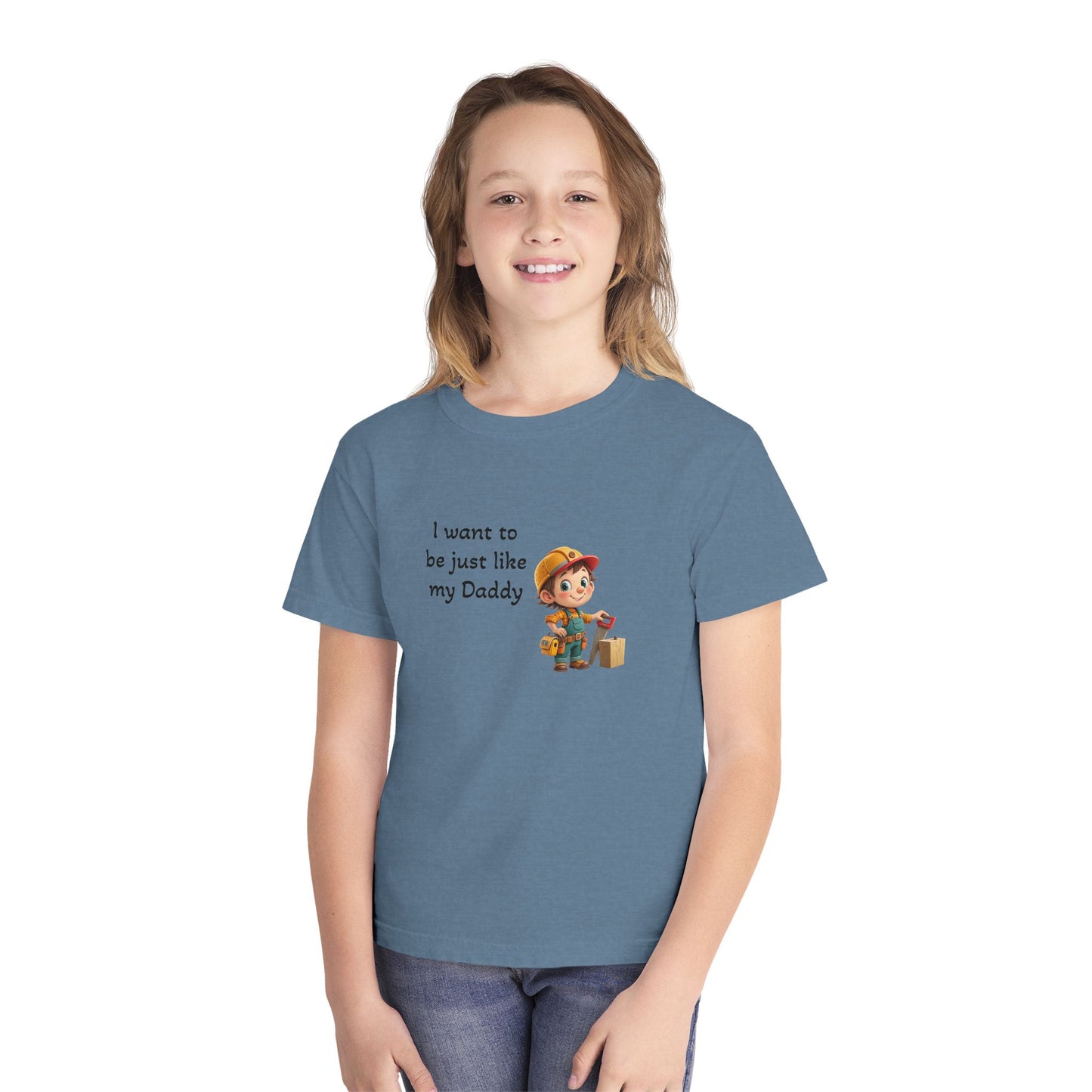 Youth Tee - 'I Want to Be Just Like My Daddy'