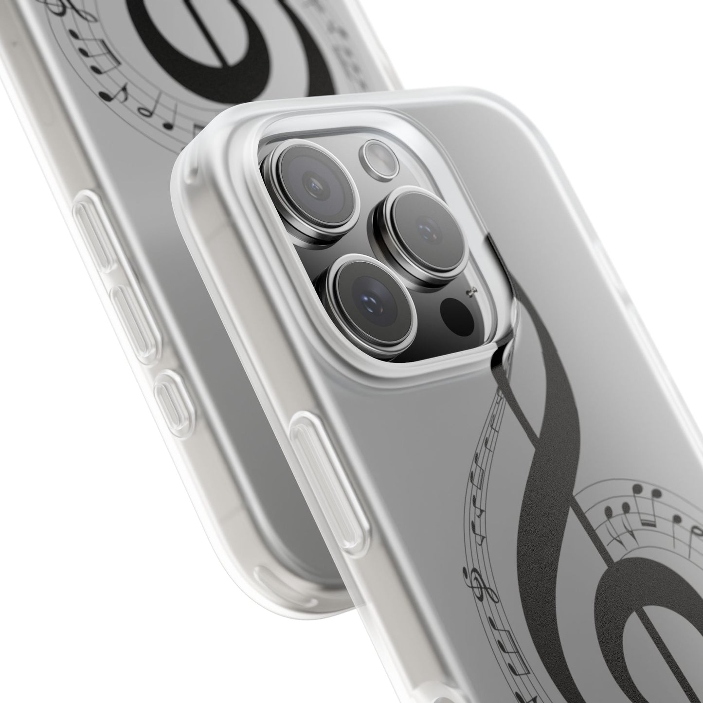 Phone Case — Musical Treble Clef Design