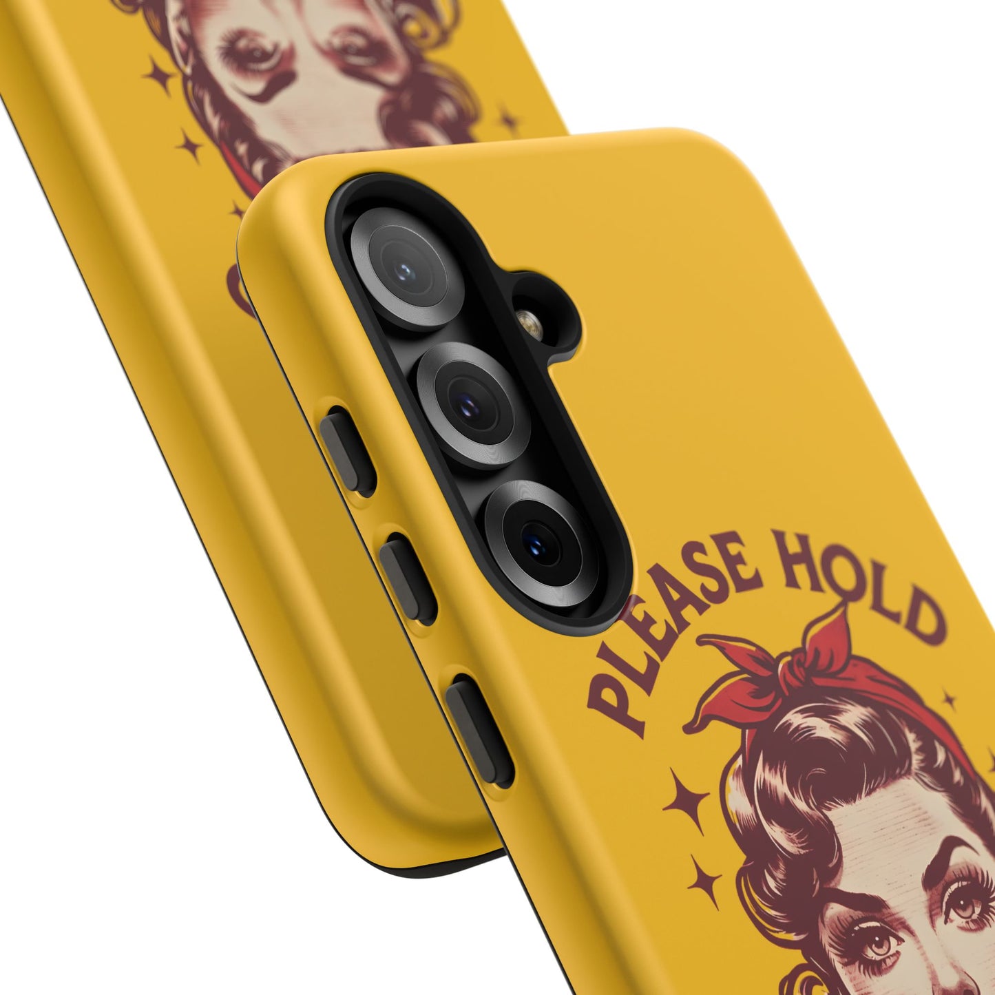 Phone Case - "Please Hold, Sarcasm Loading" Retro Pin-Up Tough Case