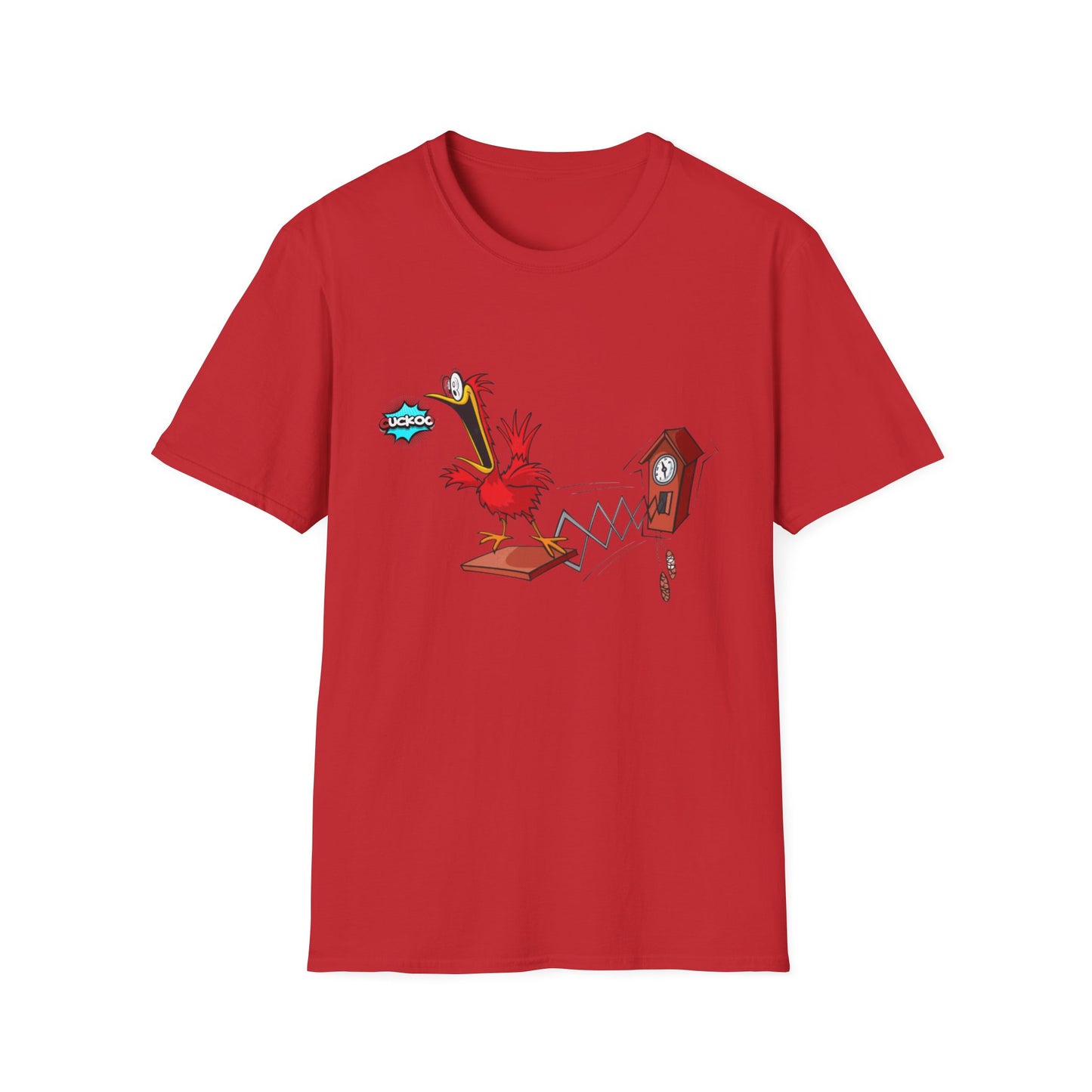 Whimsical Unisex Softstyle T-Shirt, Fun Graphic Tee