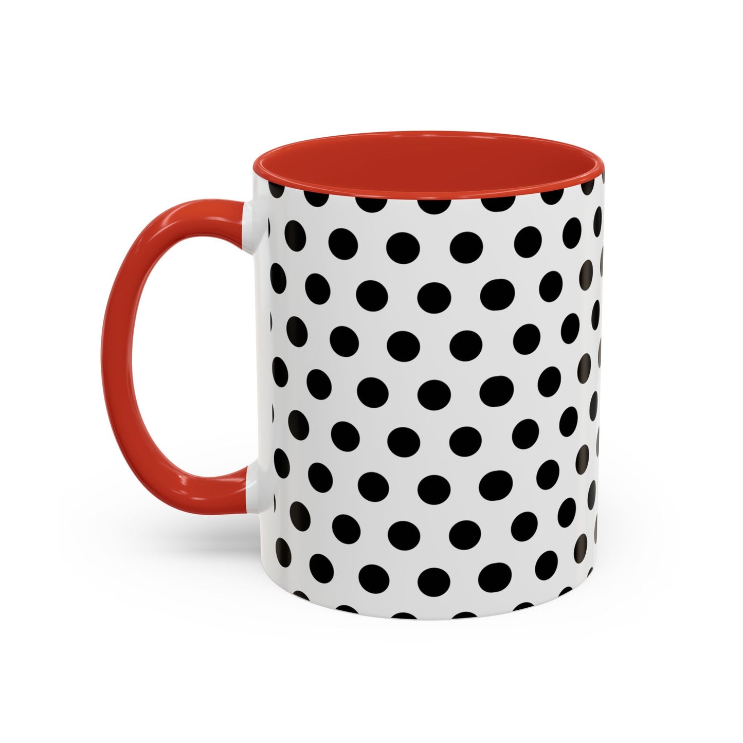 Elegant Polka Dot Mug - Stylish Coffee Cup for Home, Office, Gift for Birthdays, Anniversaries, Holidays, Unique Drinkware