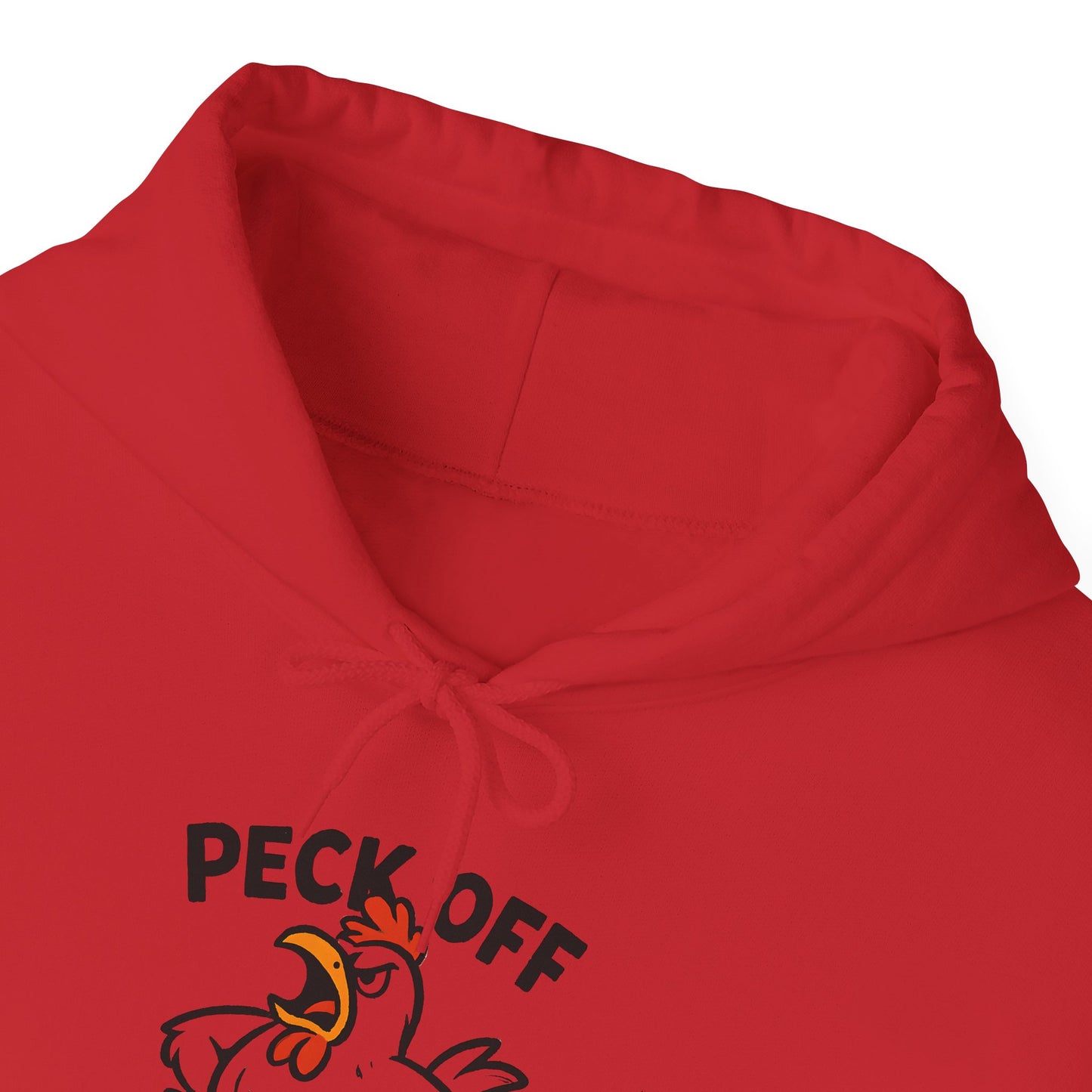 Peck Off Chicken Hoodie – Funny Graphic Poultry Sweatshirt