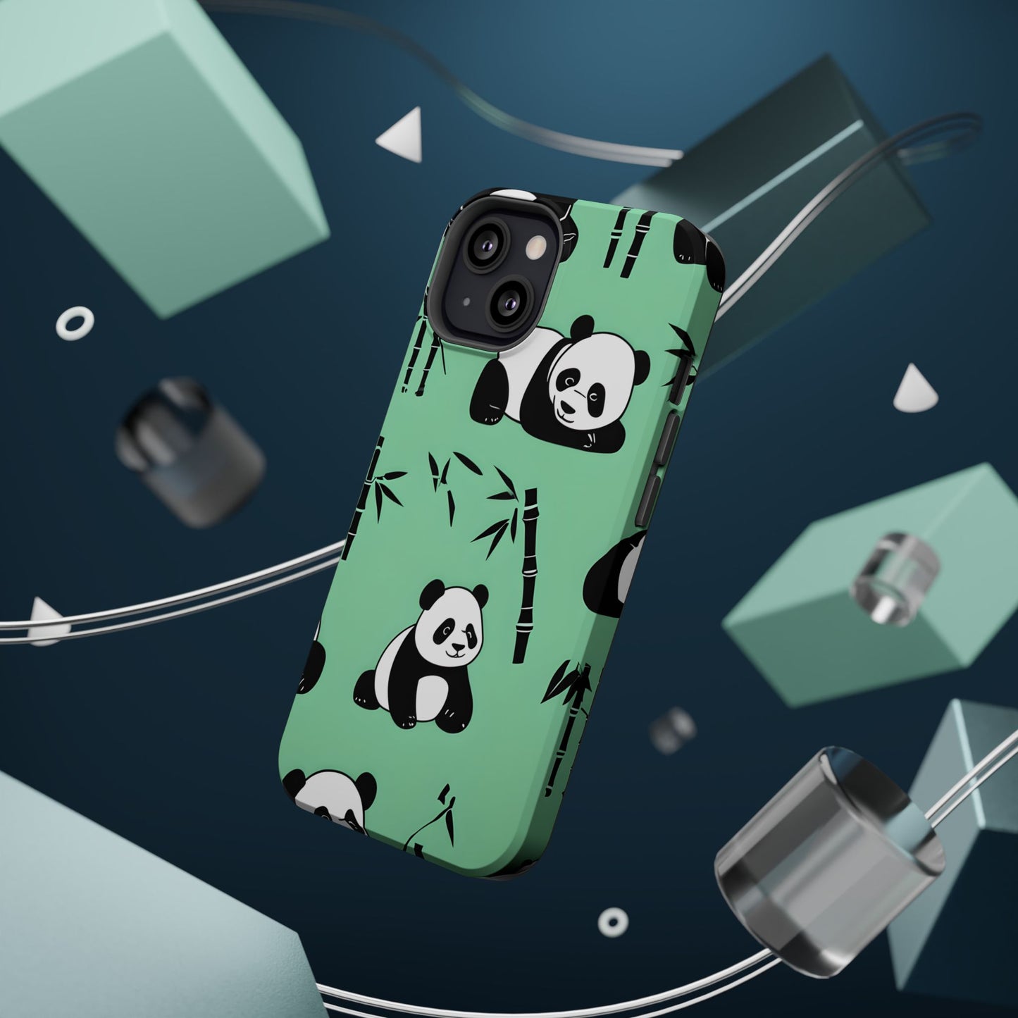 Panda Bamboo Magnetic Impact-Resistant Phone Case