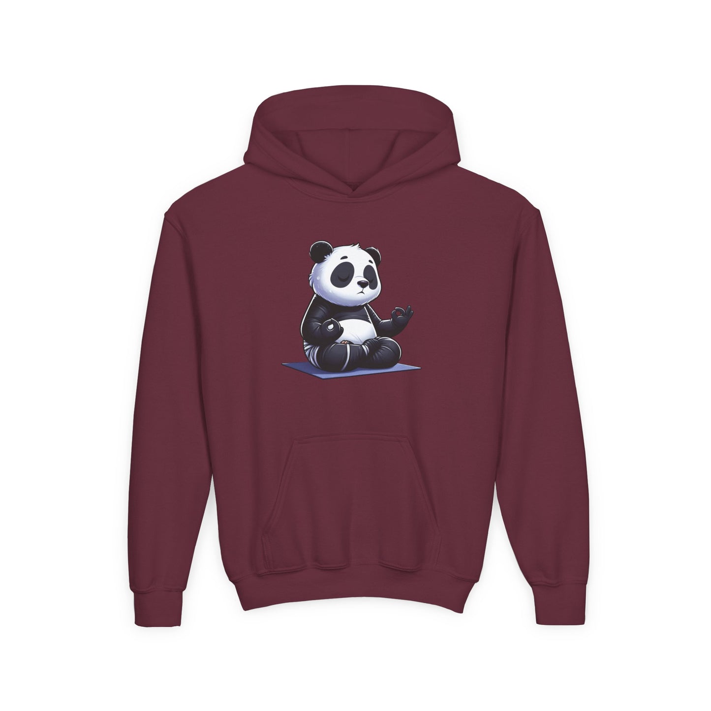 Kids Panda Yoga Hoodie — Cute Meditating Panda Sweatshirt for Children