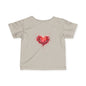 Infant Tee with Watercolor Heart – Baby Valentine Shirt
