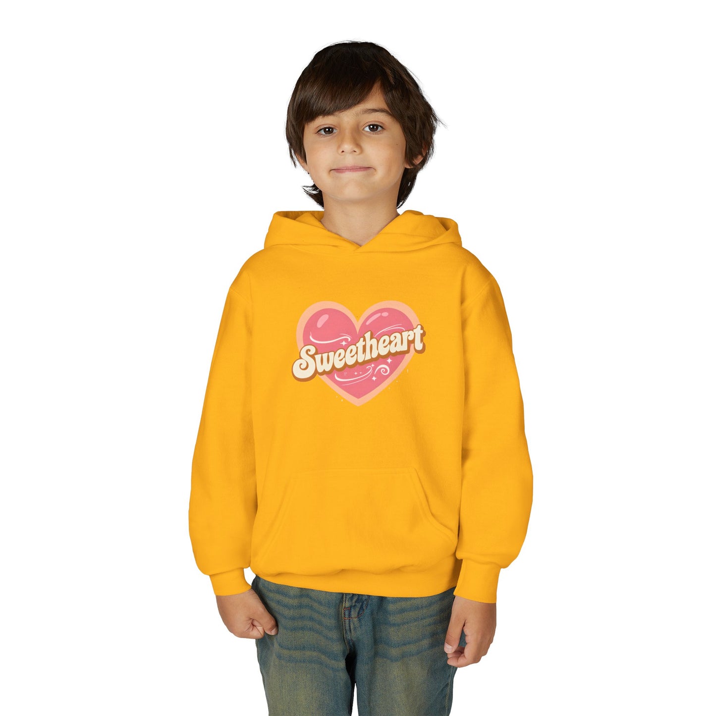 Sweetheart Heart Graphic Hoodie | Youth sweatshirt
