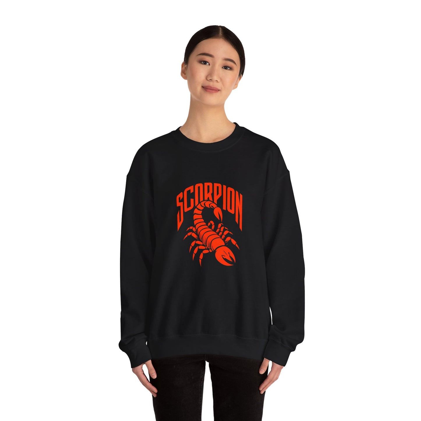 Scorpion Graphic Sweatshirt — Bold Zodiac Scorpion Crewneck