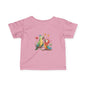 Infant Tee — Cute Pair of Parrots Baby Shirt (Hearts & Love)