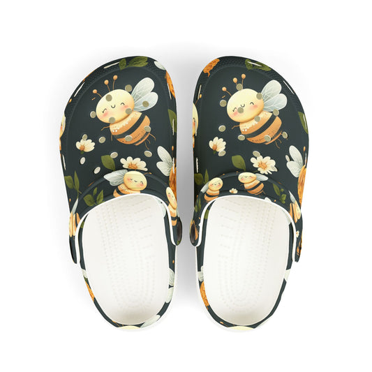 Bee-Themed Kid's Foam Clogs