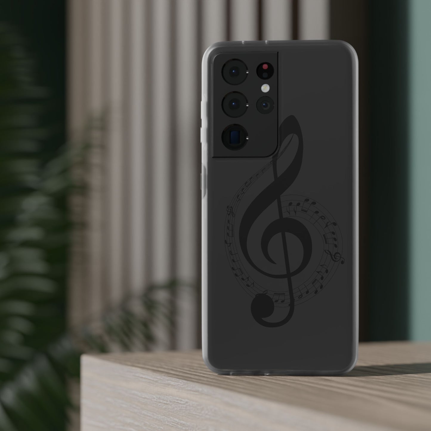 Phone Case — Musical Treble Clef Design