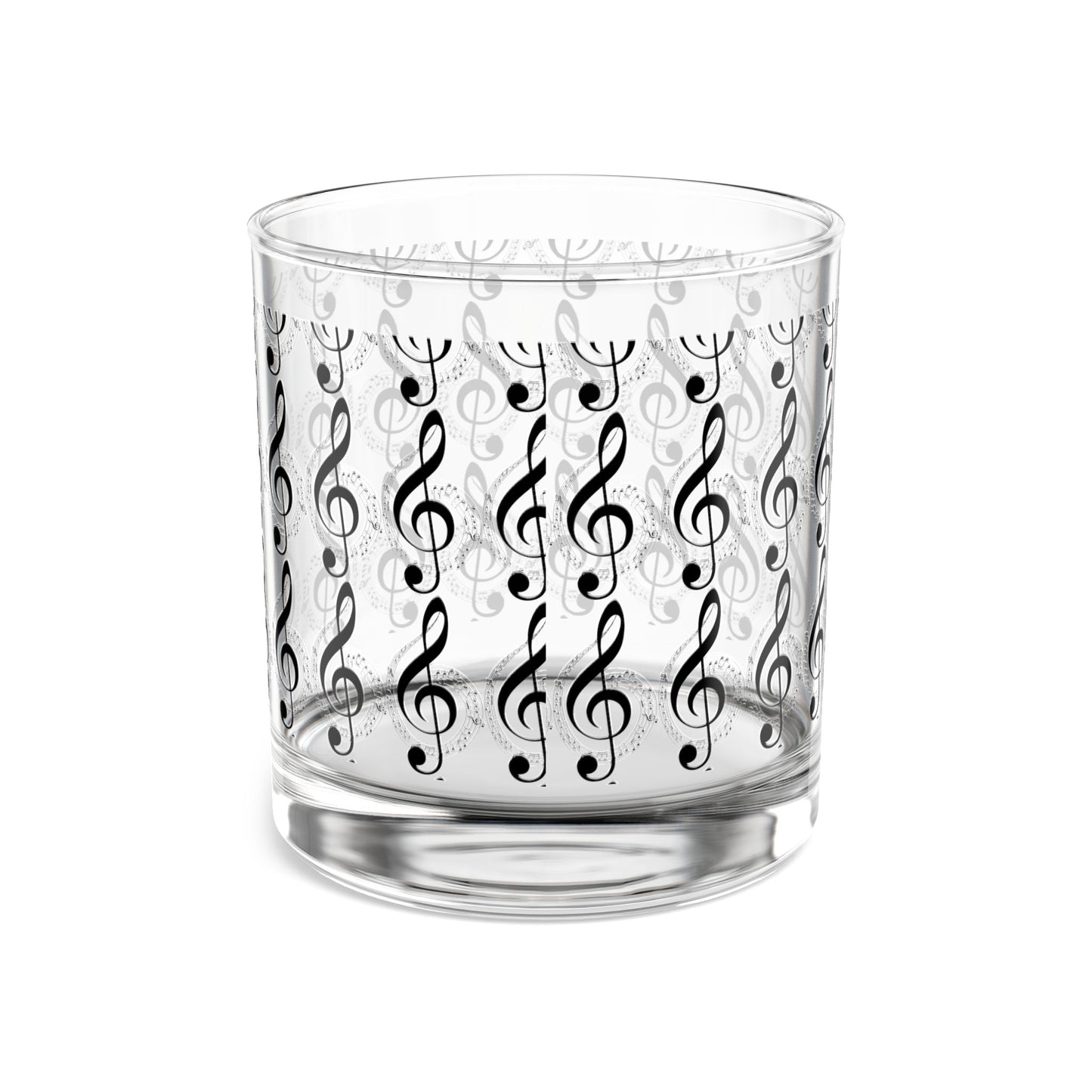 Musical Notes Rocks Glass, Perfect Gift for Music Lovers, Barware, Home Decor, Party Glass, Drinkware