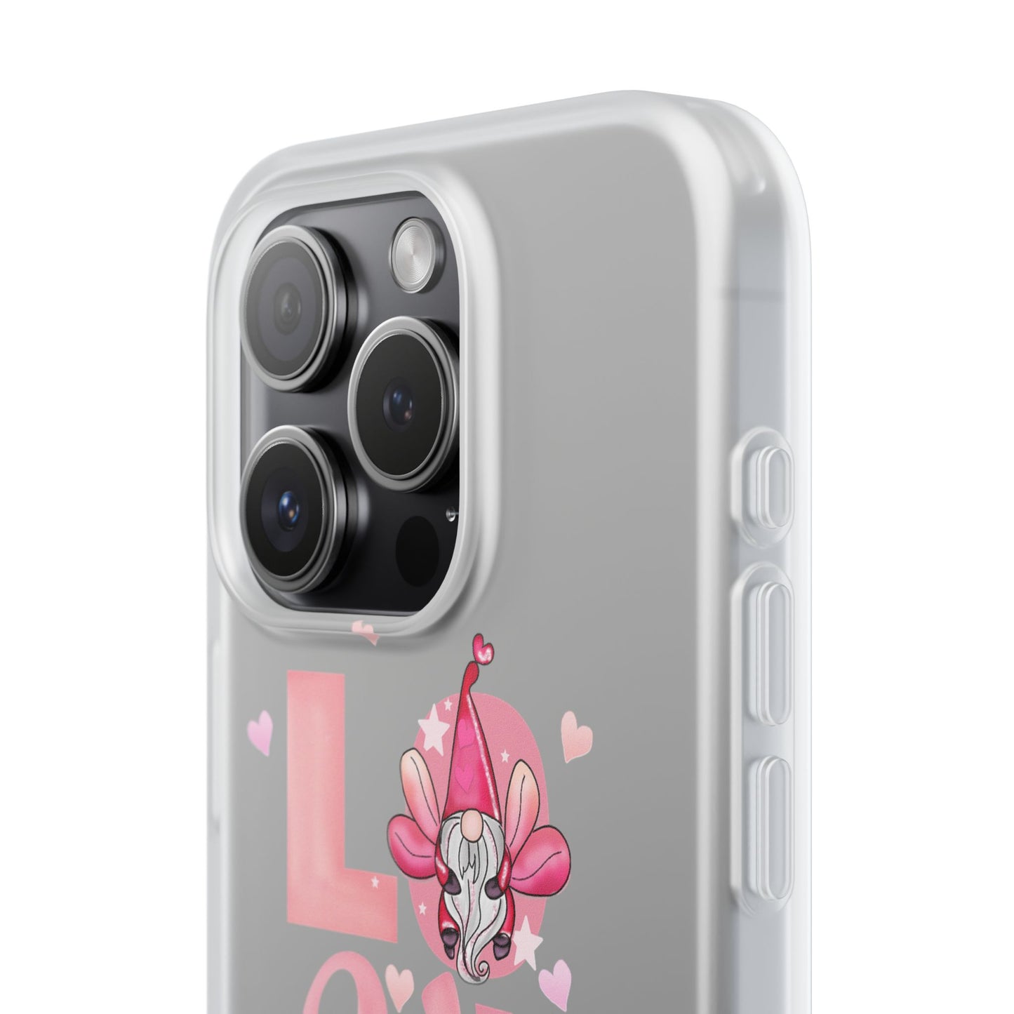 Love Gnome Phone Case — Cute Pink Valentine Flexi Case